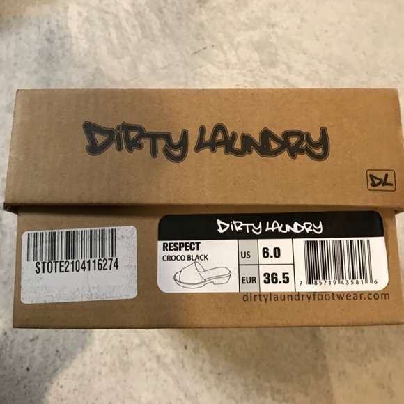 NEW Dirty Laundry Women's Sandals Respect Lug Sole Slide Flat Size 6/36 Black - Picture 8 of 10